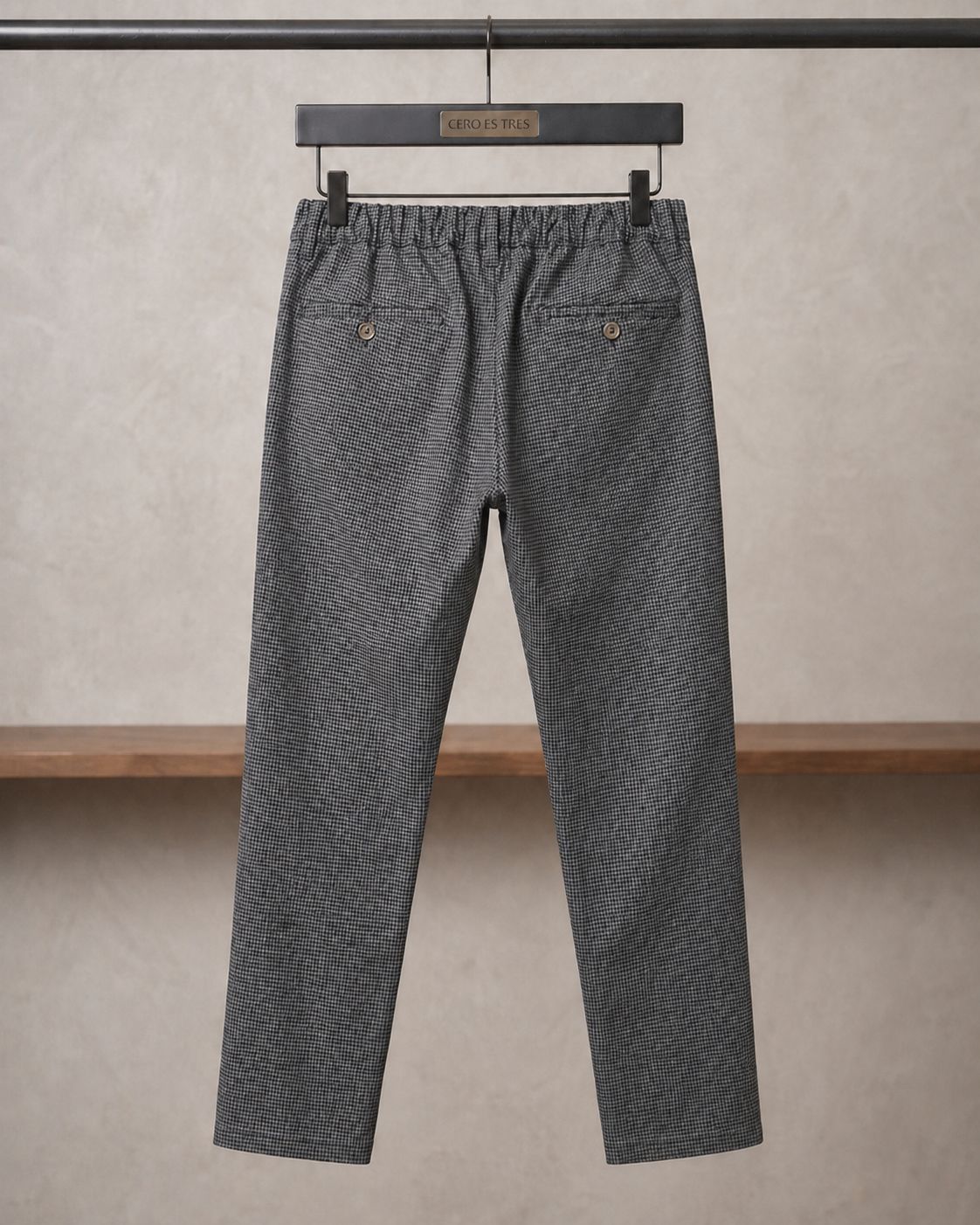 PANTALON PINOT GRIS TOPO
