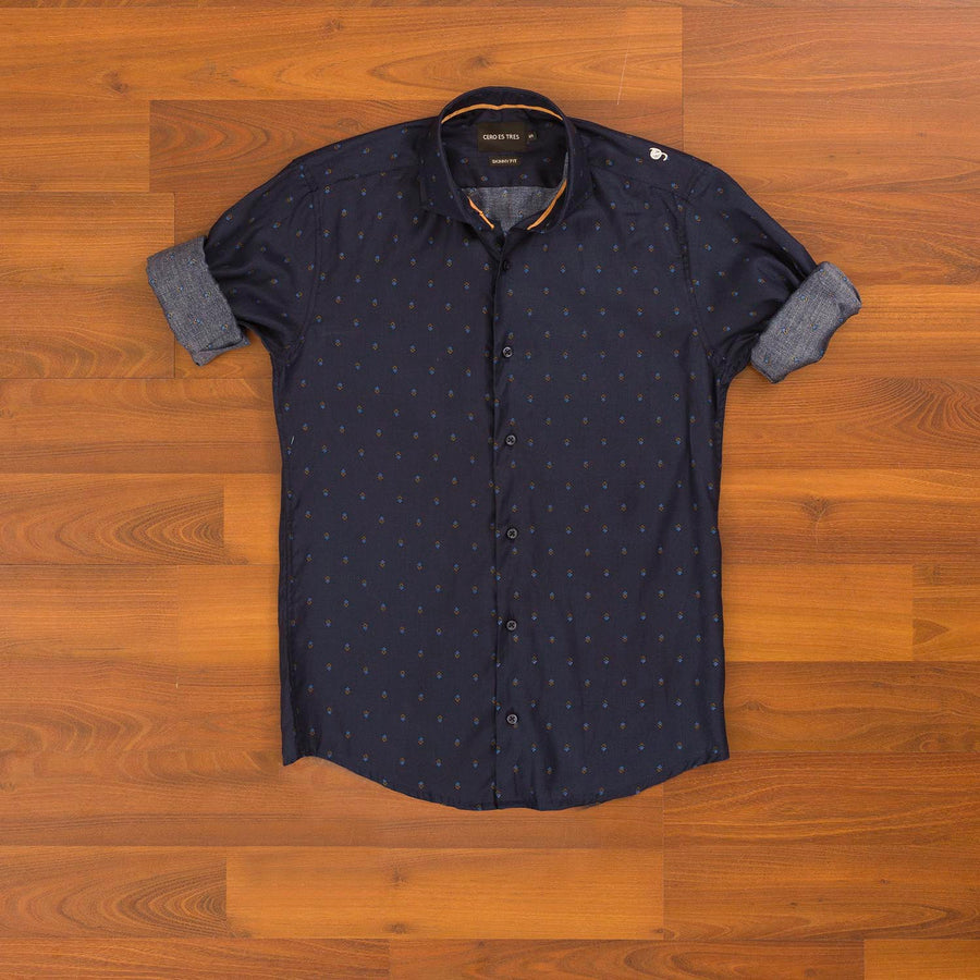 CAMISA MANCHESTER SKSP AZUL MARINO