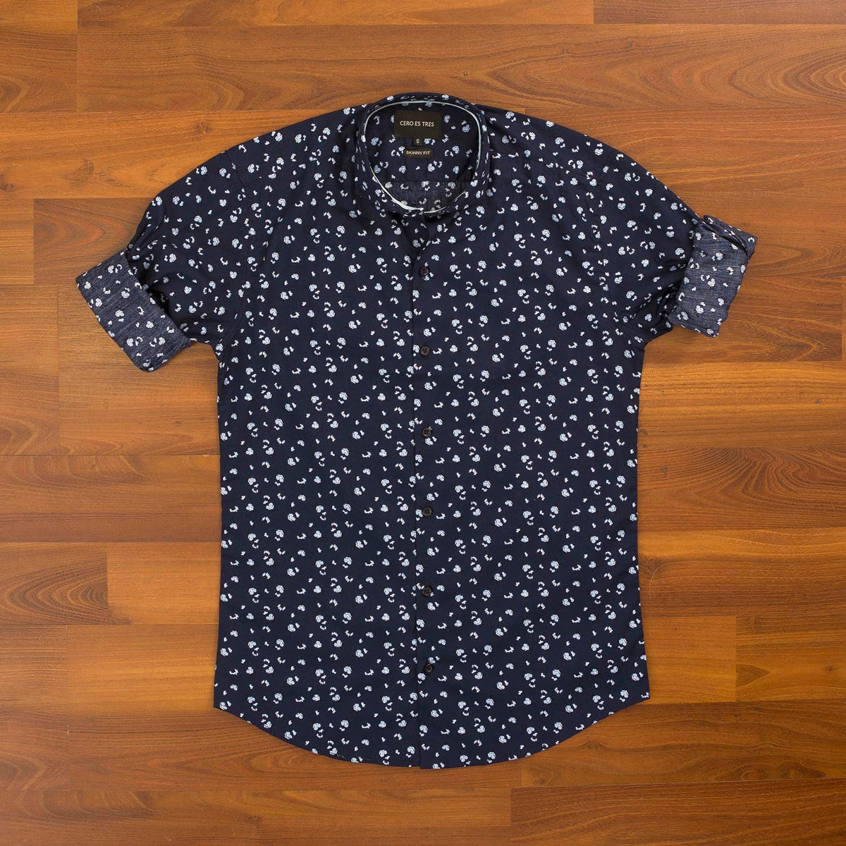 CAMISA SK SP - GLASGOW AZUL MARINO