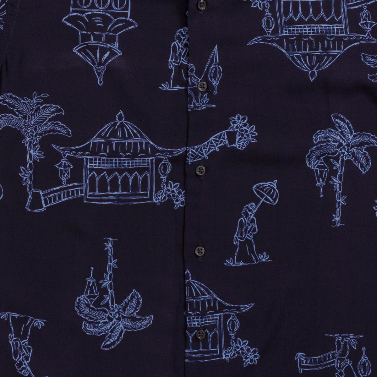 CAMISA MANGA CORTA FIBRANA AZUL MARINO HARA
