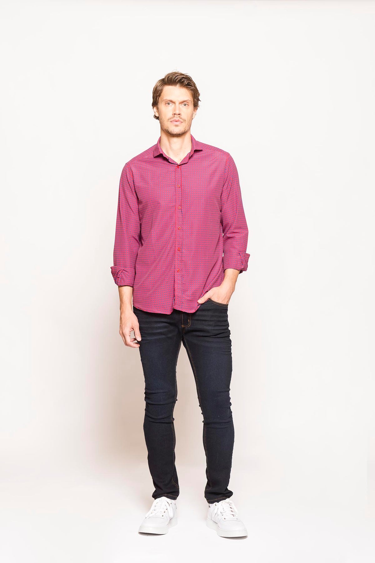 CAMISA SOFIA REGBAS ROJO
