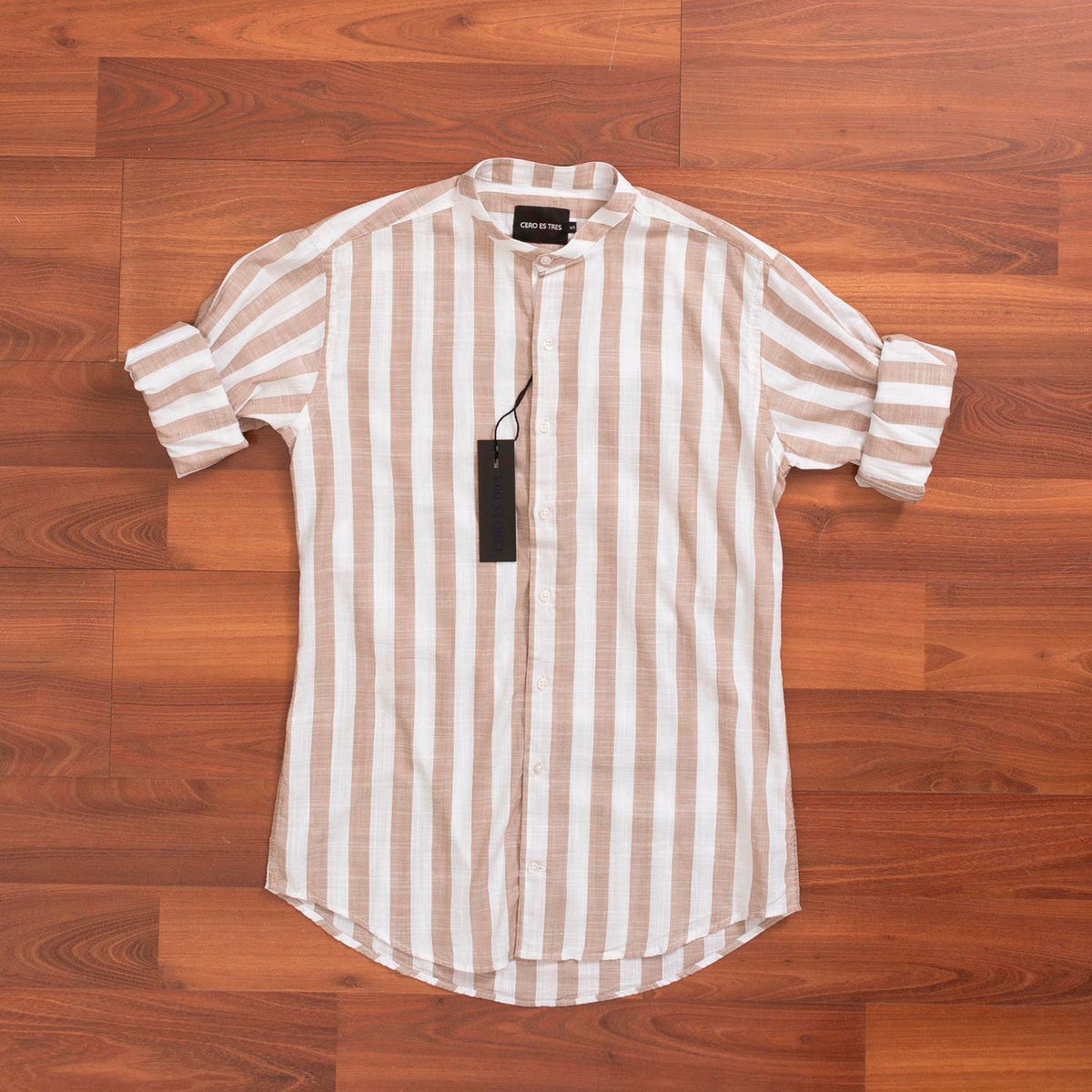CAMISA LINO MIYAGUI SKSP CAMEL