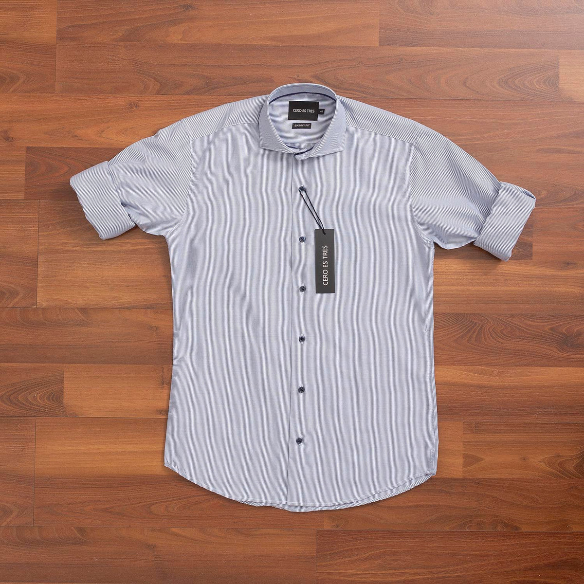 CAMISA BARI SKP AZUL MARINO