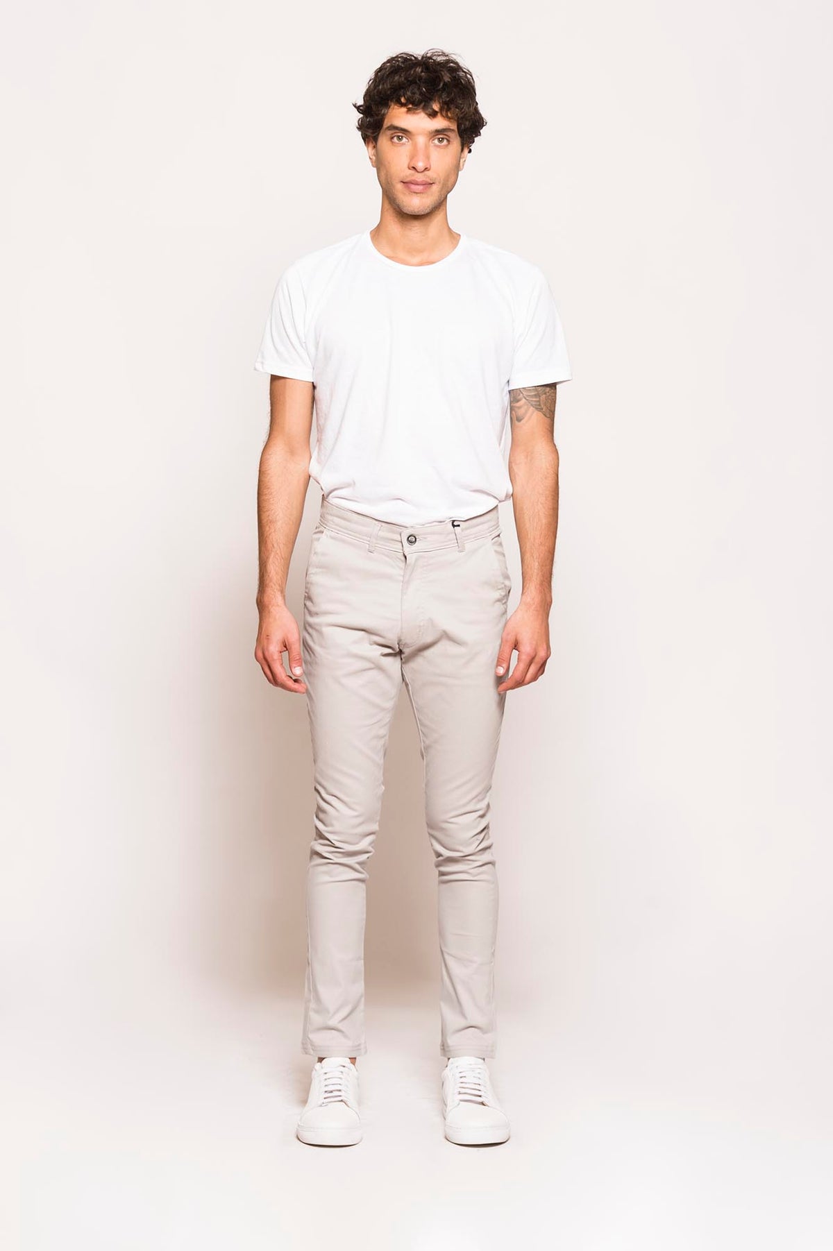BORG DENIMWEAR SKINNY FIT GRIS MEDIO