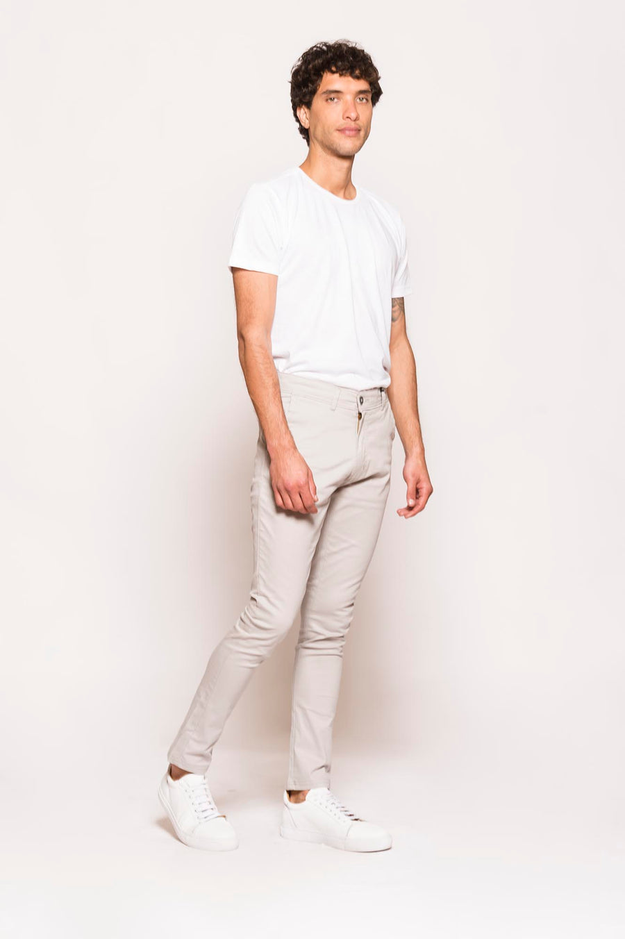 BORG DENIMWEAR SKINNY FIT GRIS MEDIO