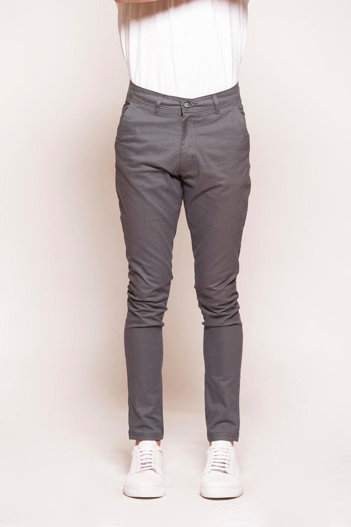 BORG DENIMWEAR SKINNY FIT GRIS TOPO