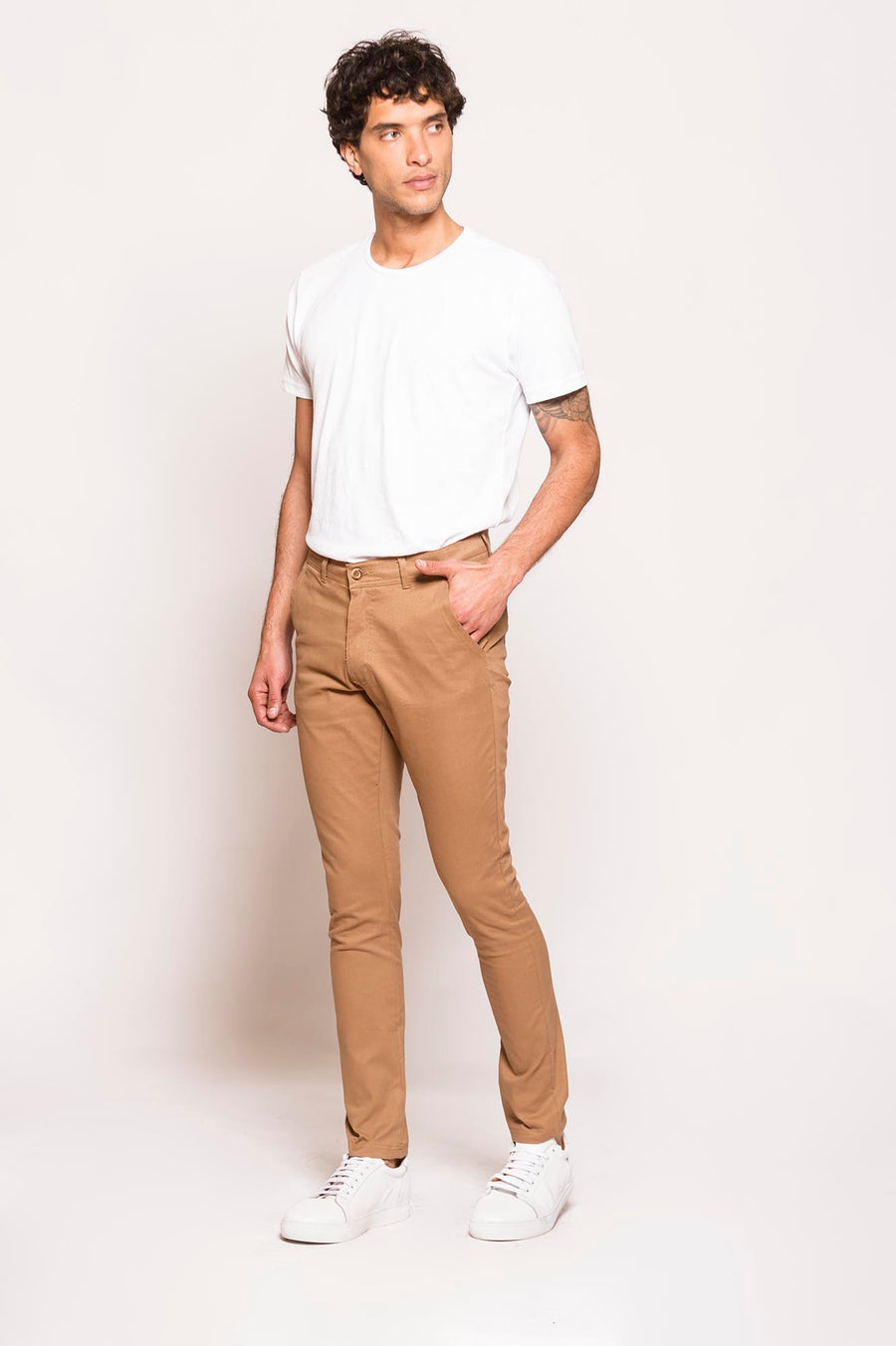 BORG DENIMWEAR SKINNY FIT TOSTADO
