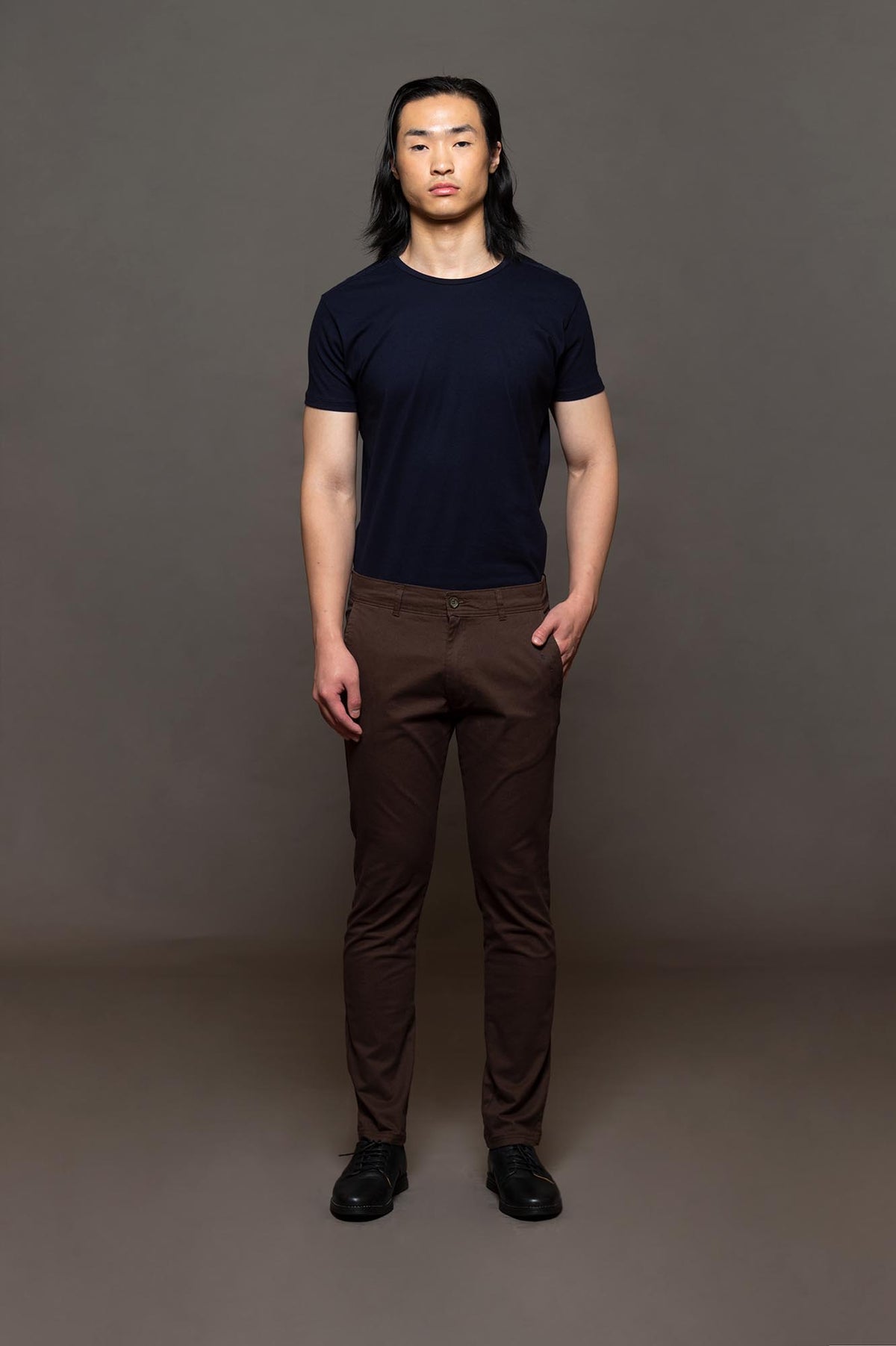 BORG DENIMWEAR REGULAR FIT CHOCOLATE