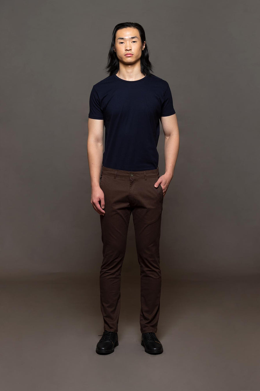 BORG DENIMWEAR REGULAR FIT CHOCOLATE