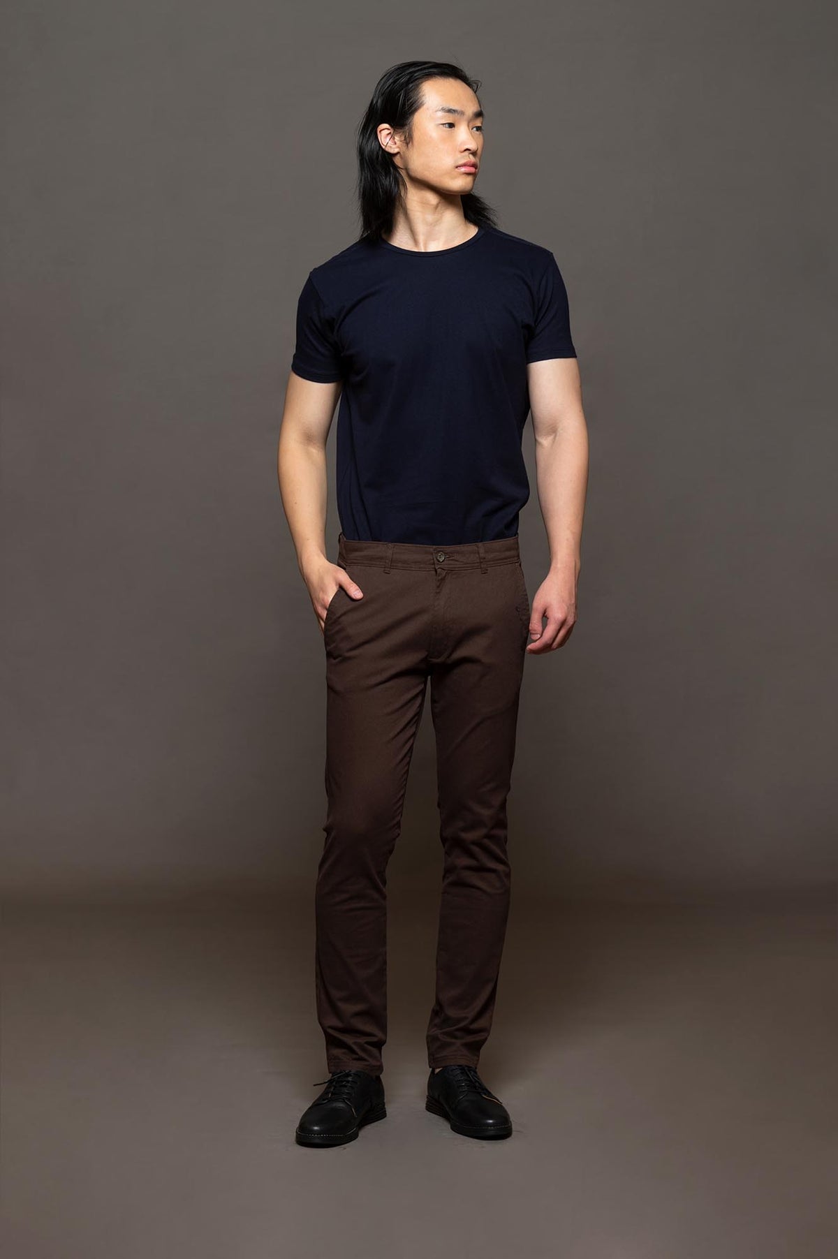 BORG DENIMWEAR REGULAR FIT CHOCOLATE
