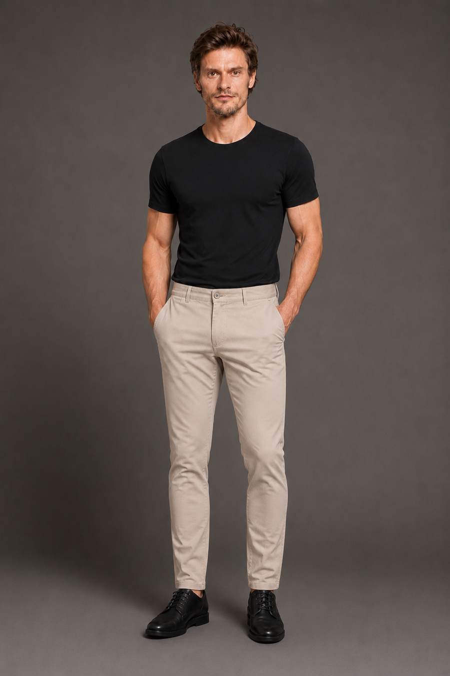 BORG DENIMWEAR REGULAR FIT BEIGE