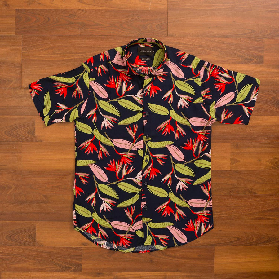CAMISA PINKY FIBRANA AZUL MARINO