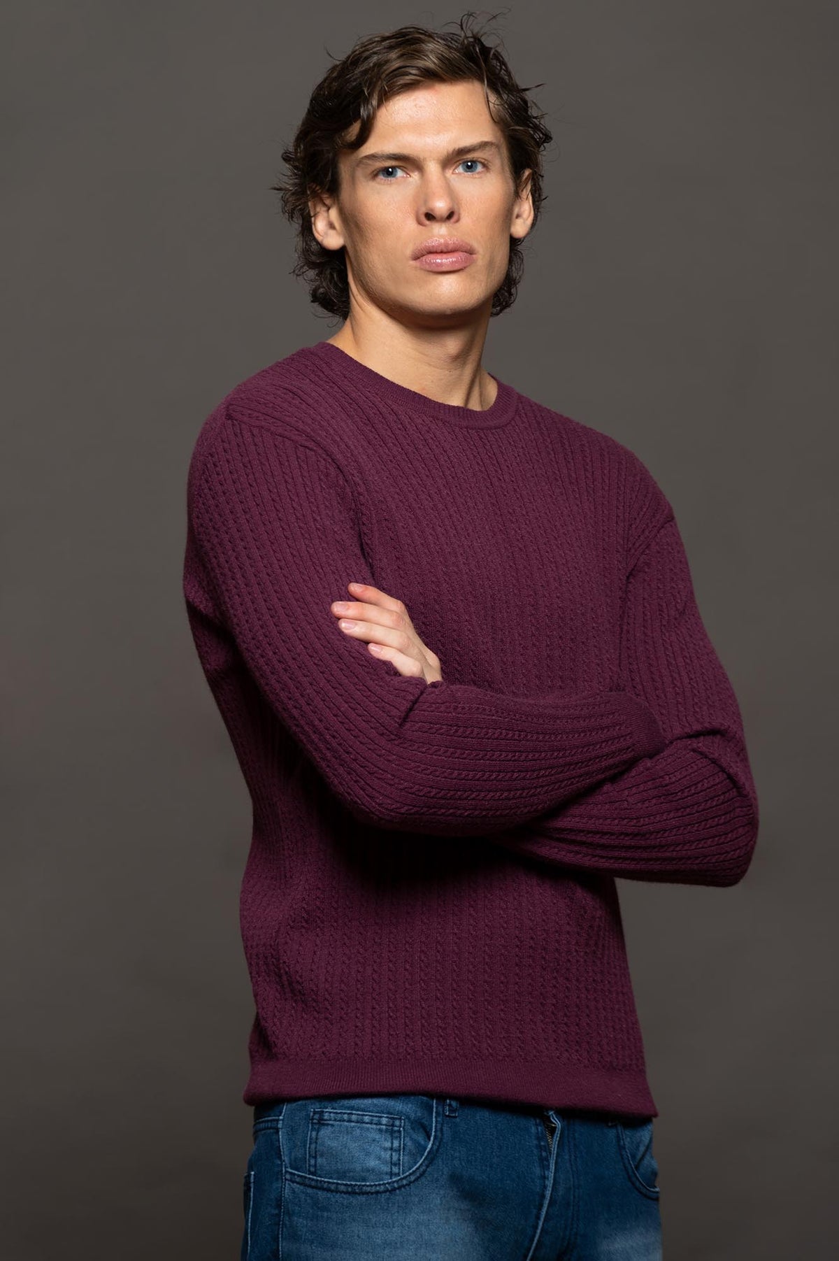 SWEATER IRISH MALBEC