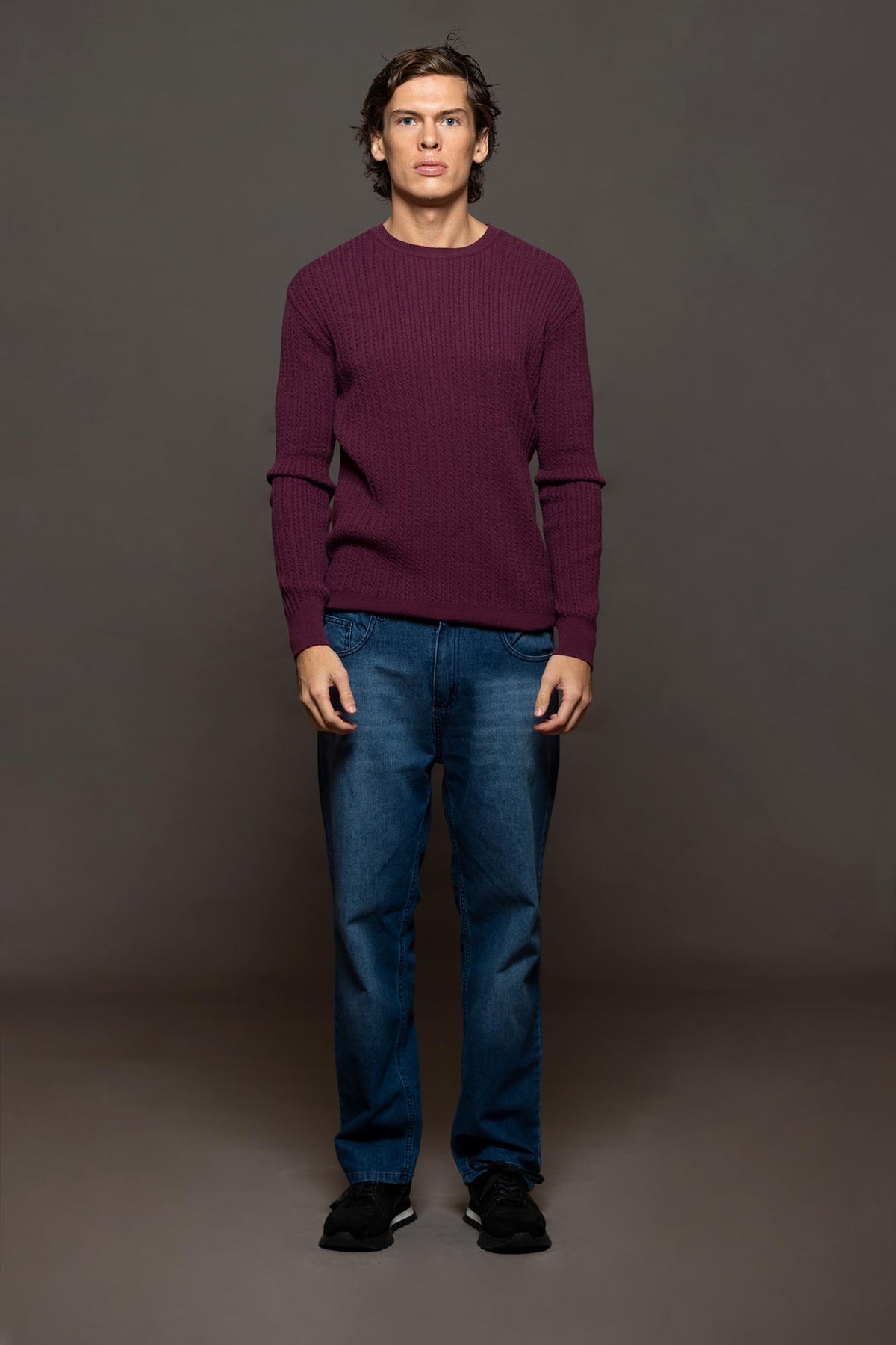 SWEATER IRISH MALBEC
