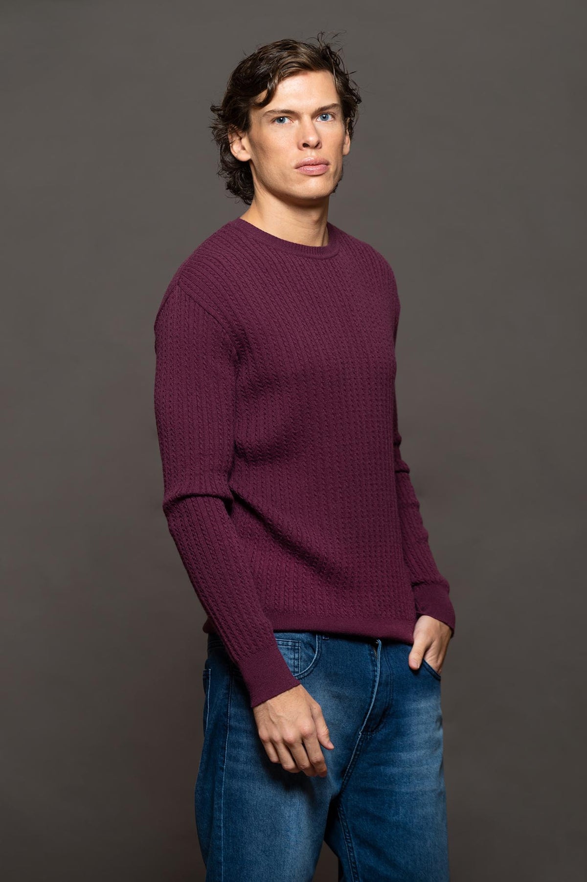 SWEATER IRISH MALBEC