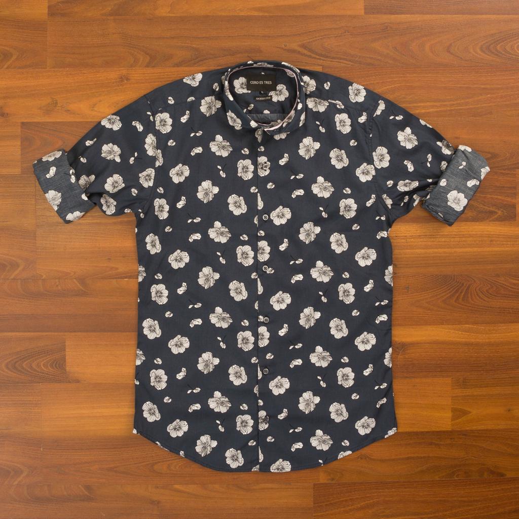 CAMISA SK SP - LEEDS AZUL MARINO