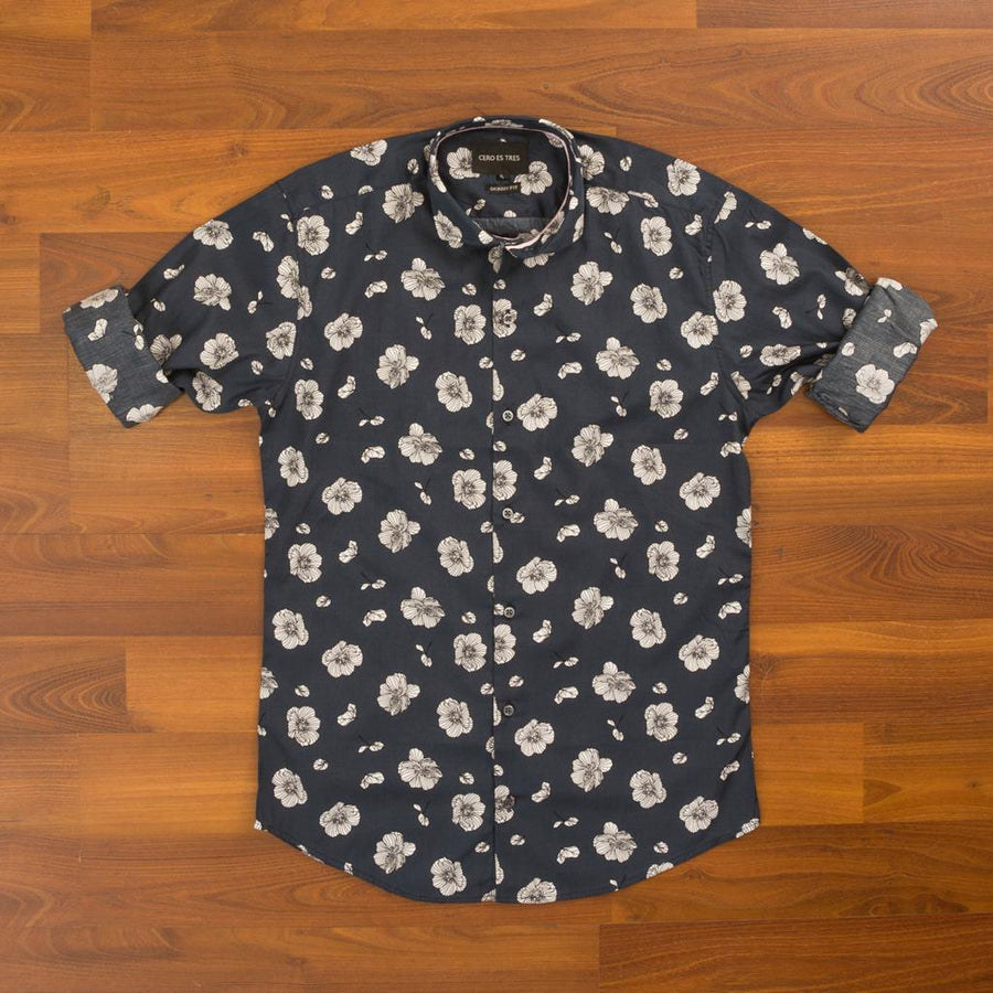 CAMISA SK SP - LEEDS AZUL MARINO