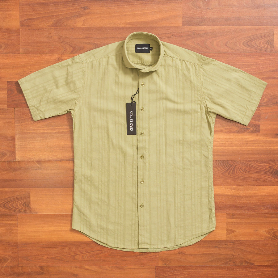 CAMISA MARLON MC VERDE SECO