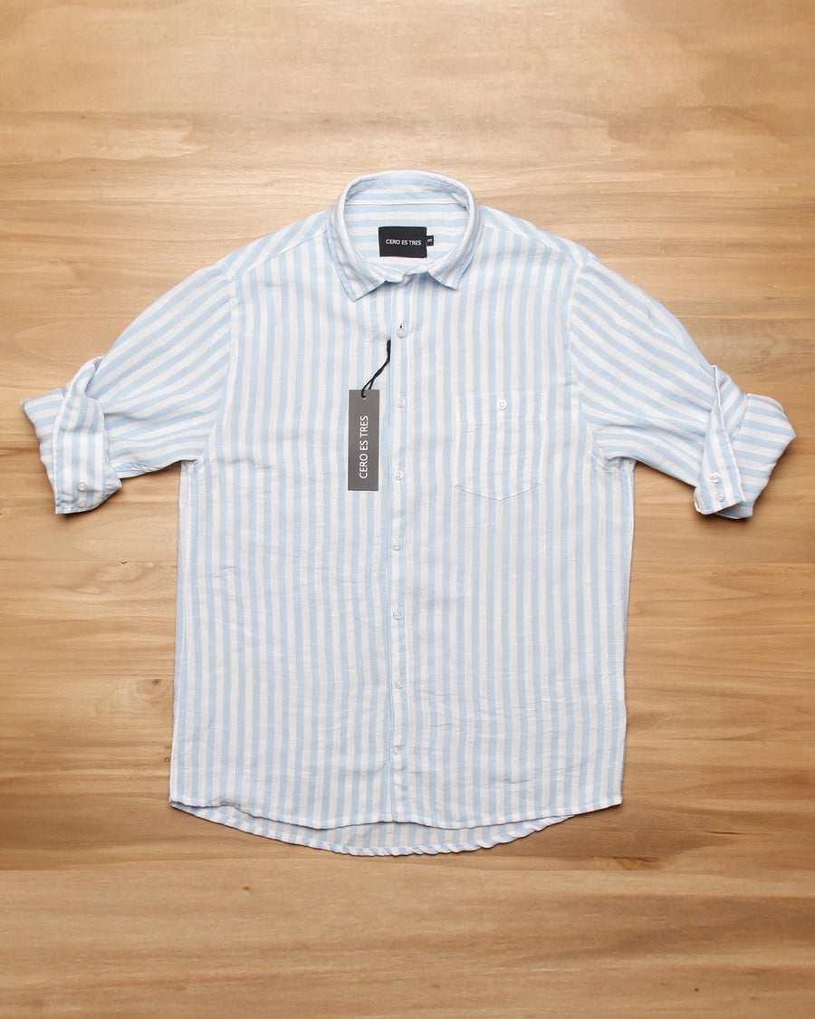 CAMISA PISCO CELESTE