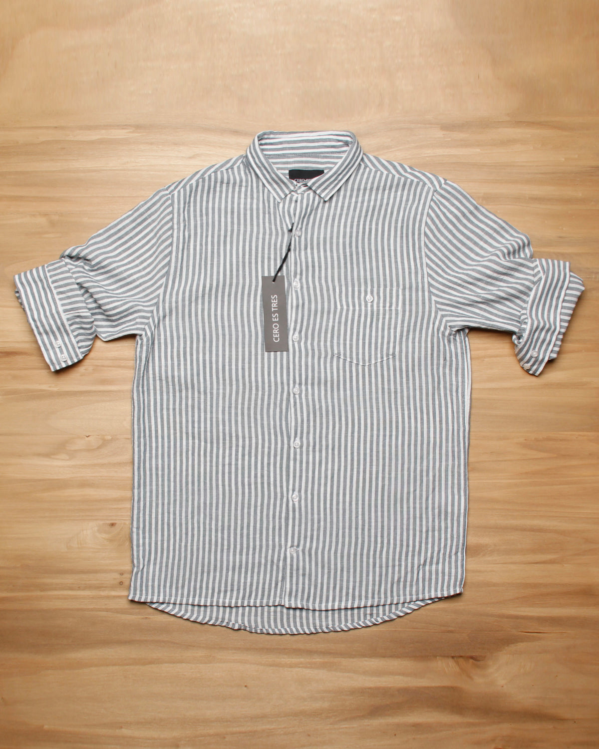 CAMISA PISCO GRIS TOPO