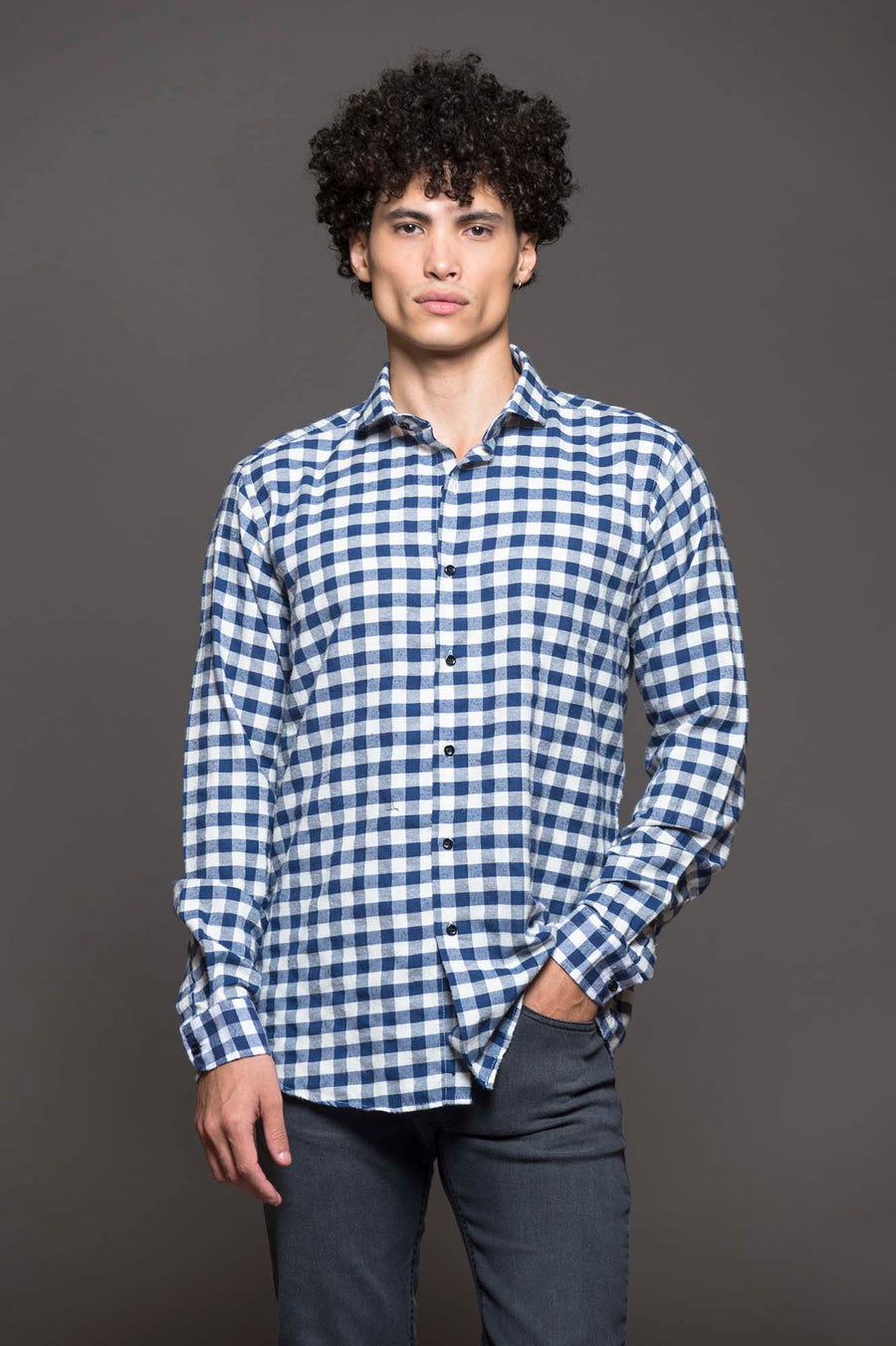 CAMISA ATKA SKSP AZUL MARINO