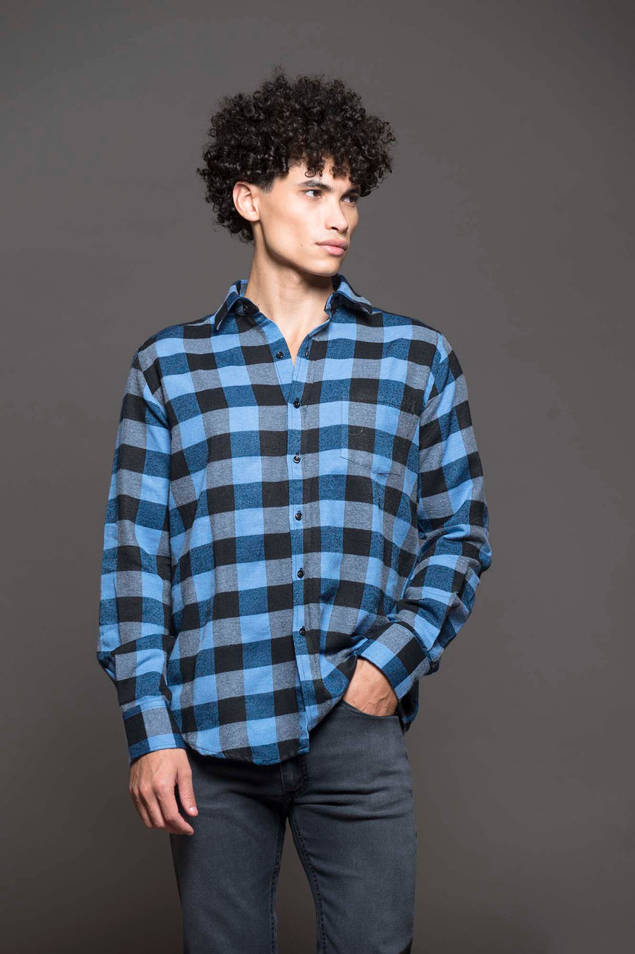 CAMISA JACK LEÑSP CELESTE