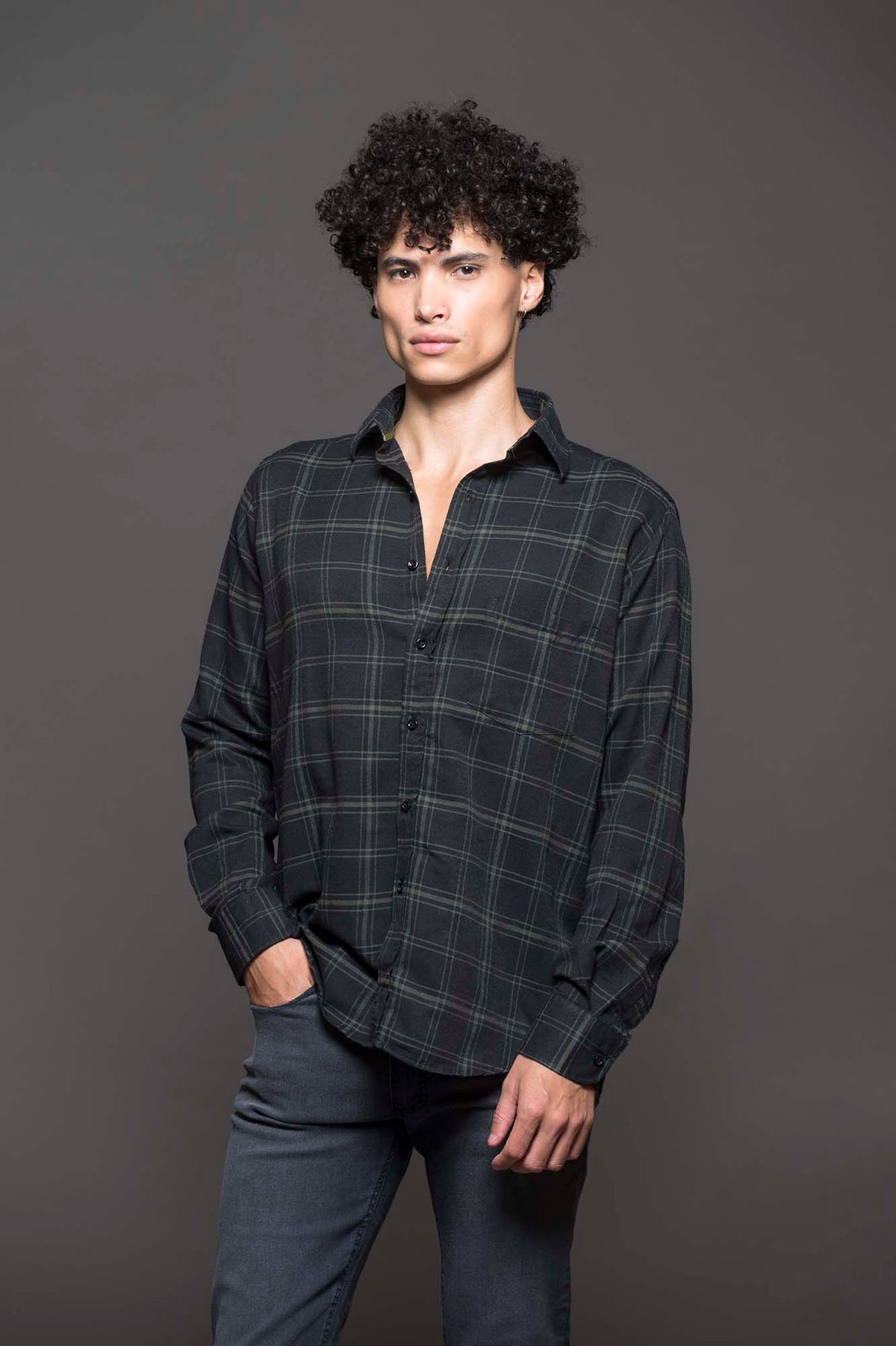 CAMISA RANDALL LEÑSP NEGRO