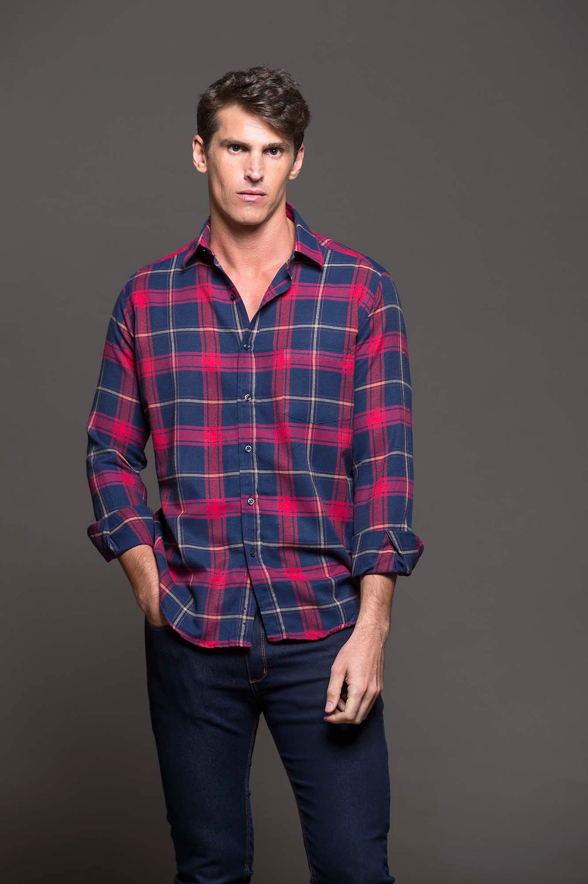 CAMISA NICK LEÑSP ROJO
