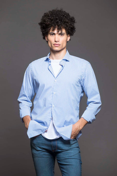CAMISA YAGO SKSP AZUL MARINO