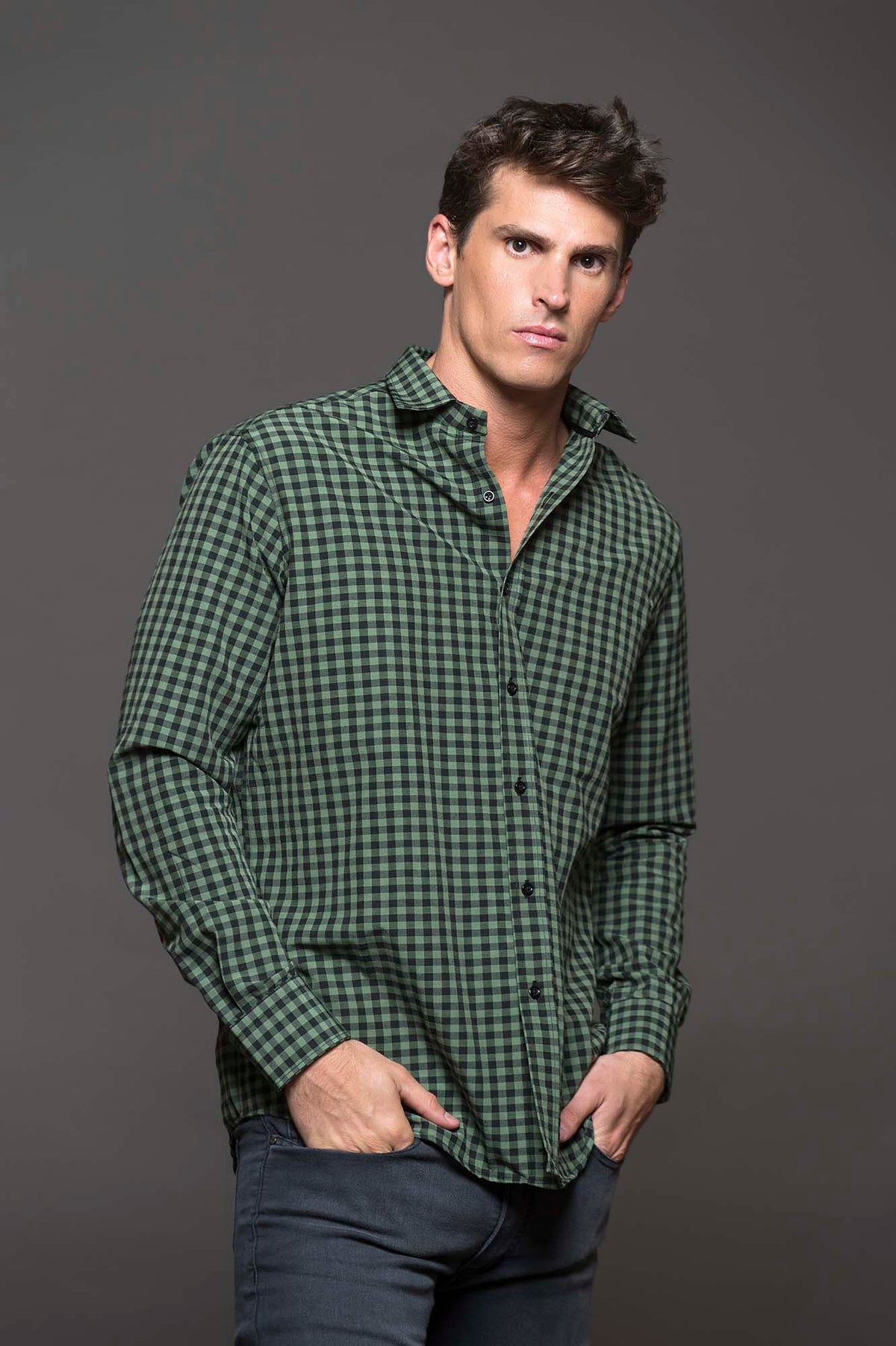 CAMISA TEDORI VERDE