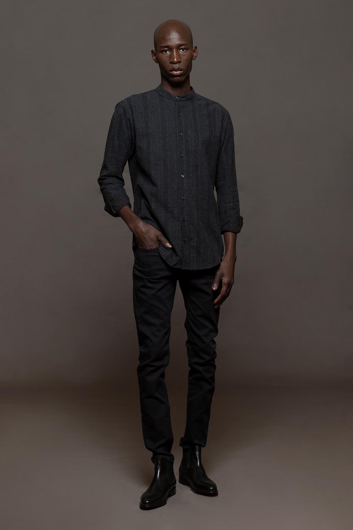 CAMISA LATTE MAO SKSP GRIS TOPO
