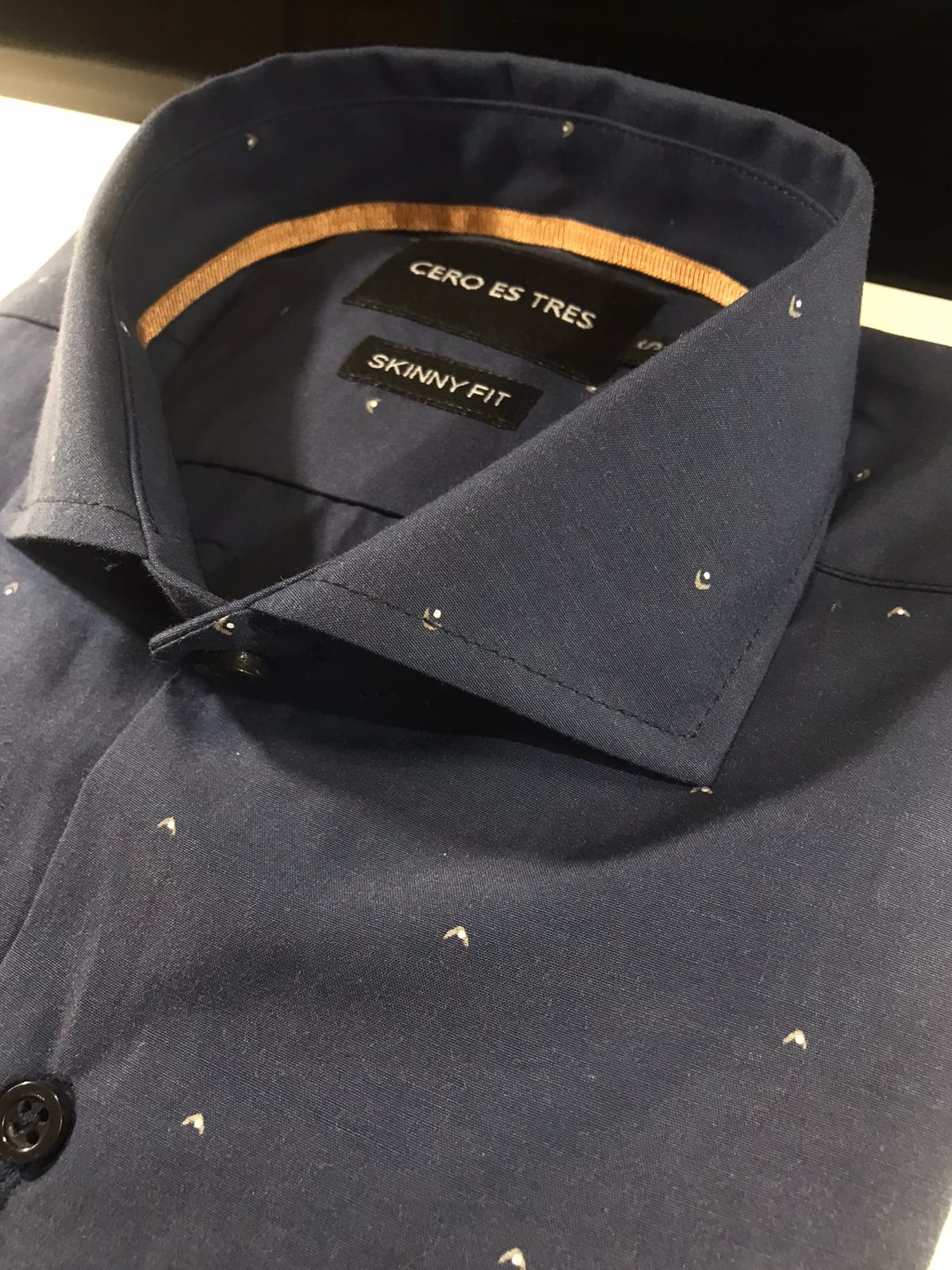 CAMISA LEMON SKSP AZUL MARINO