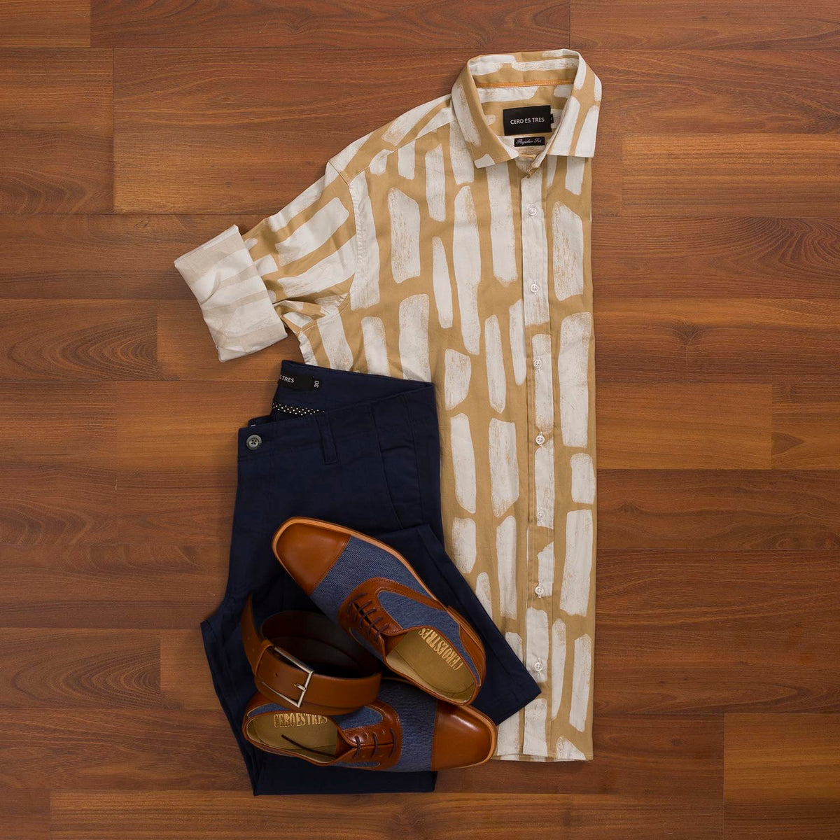 CAMISA SURAT REGSP CAMEL