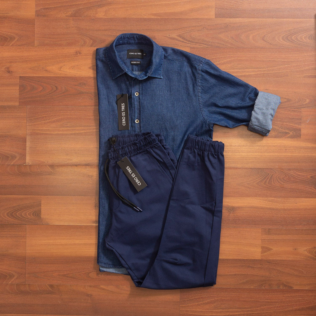 CAMISA NIMES SK AZUL MARINO