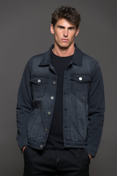 CAMPERA DE JEAN CRETA GRIS