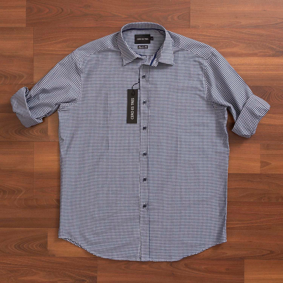 CAMISA HELLA REGBAS AZUL MARINO