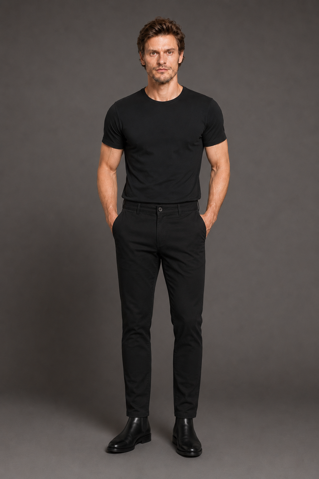 BORG DENIMWEAR REGULAR FIT NEGRO
