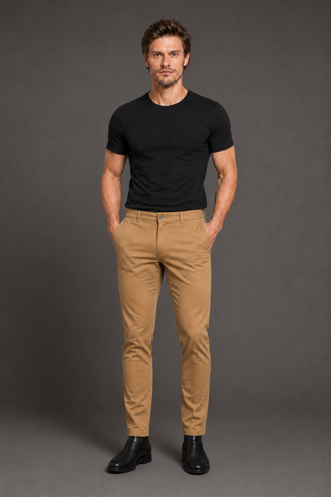 BORG DENIMWEAR REGULAR FIT TOSTADO