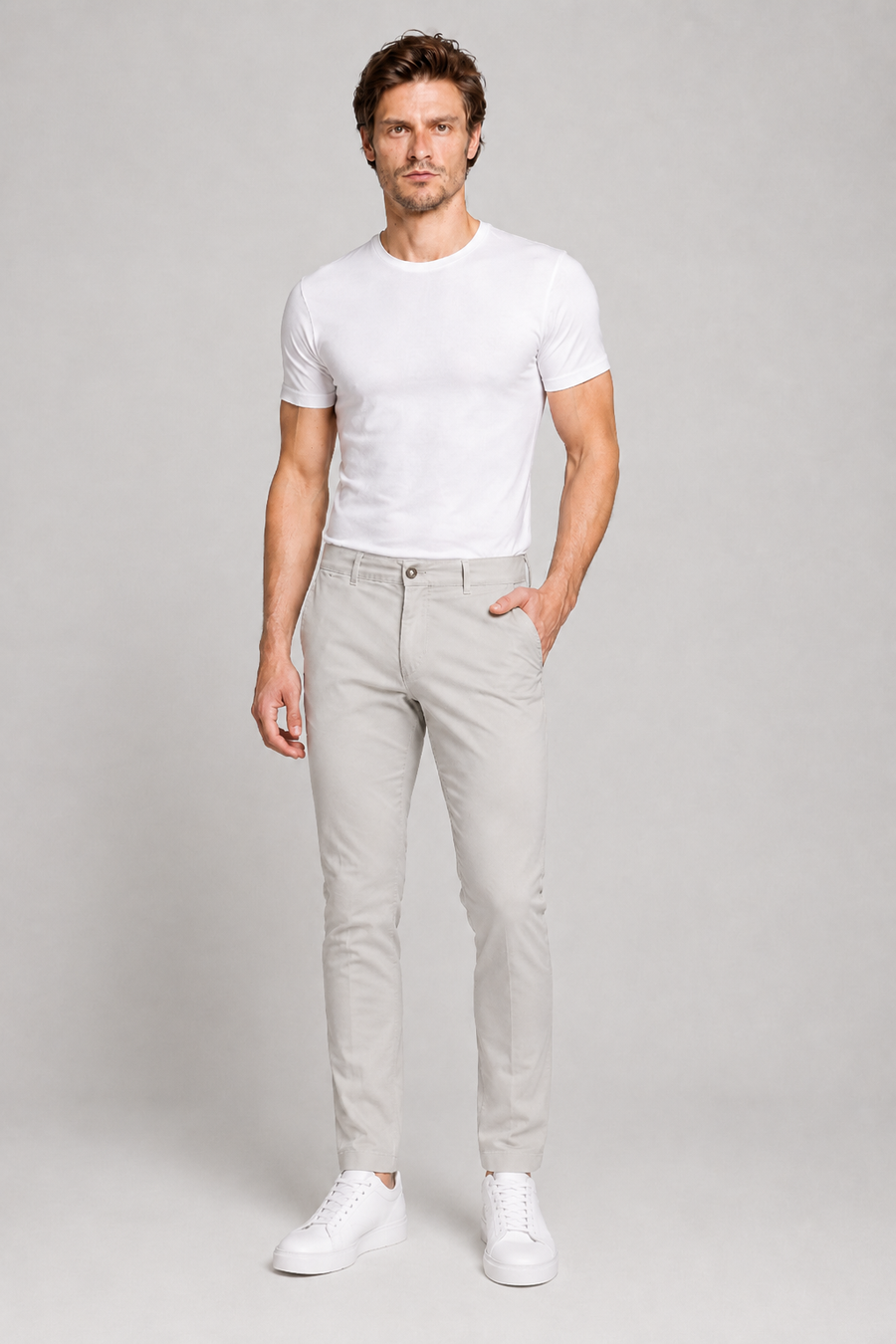 BORG DENIMWEAR SKINNY FIT BEIGE