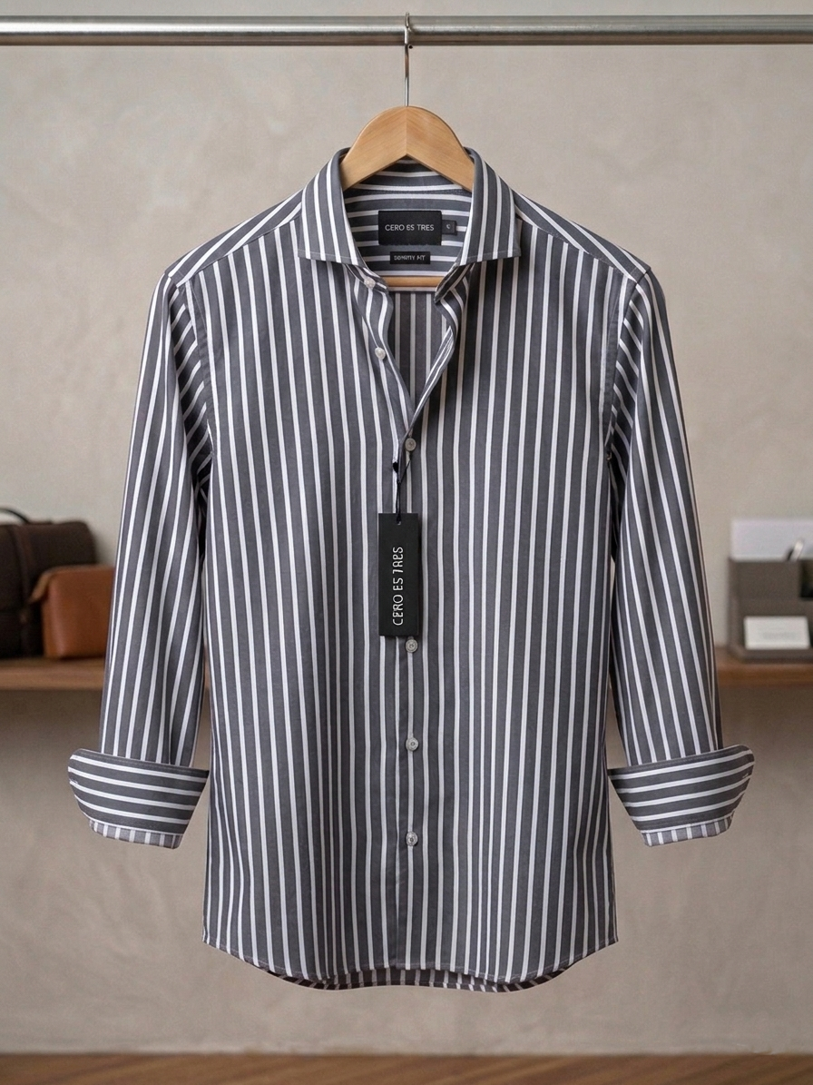 CAMISA MALÍ SKSP AZUL MARINO