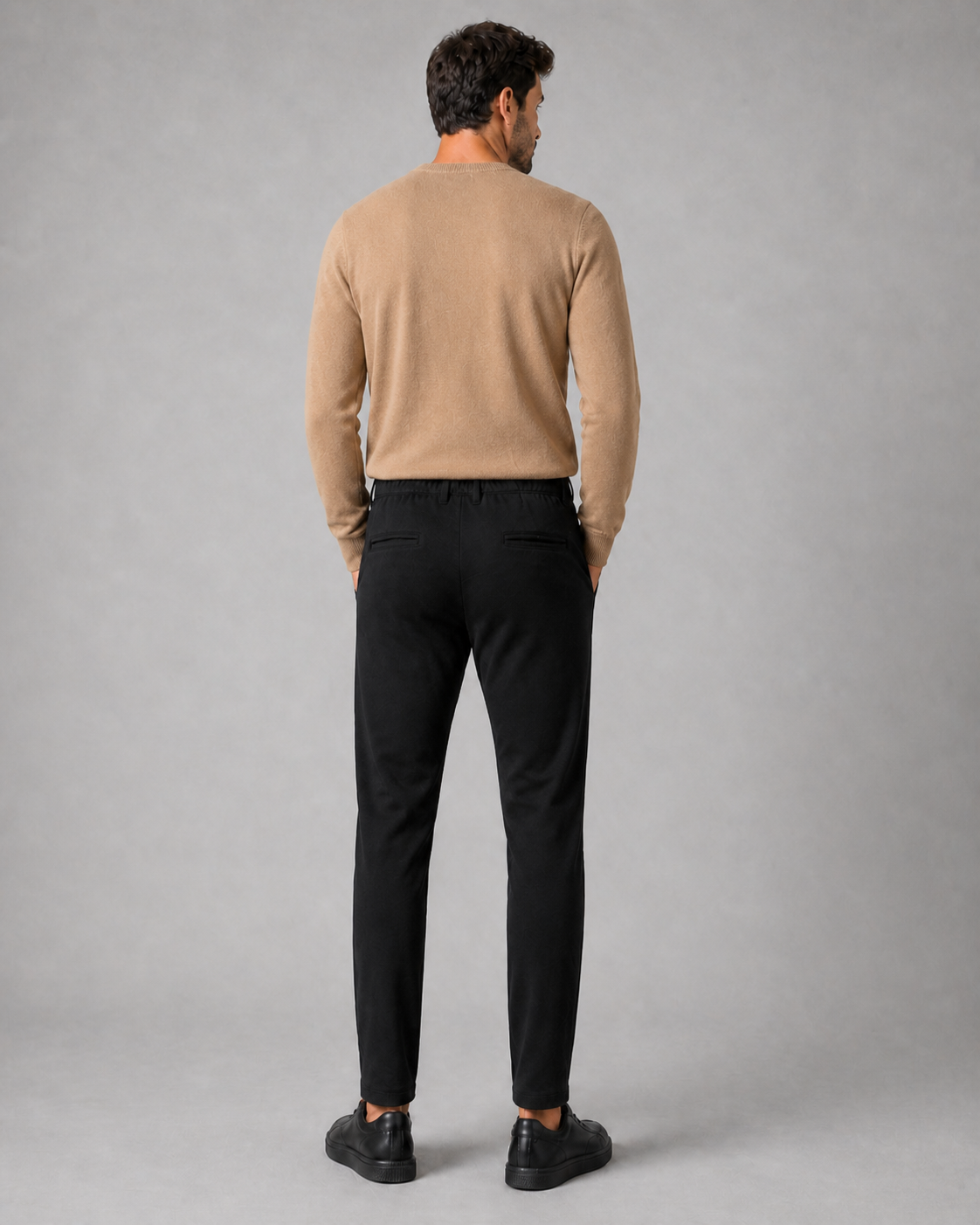 PANTALON RISTRETTO NEGRO