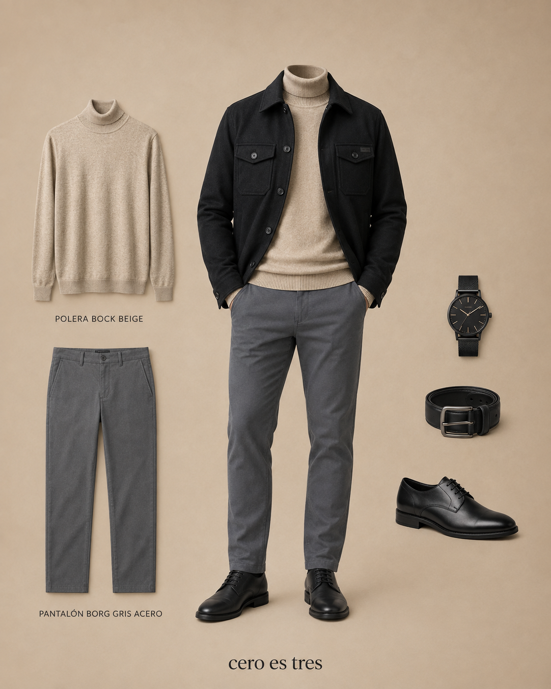 SWEATER BOCK BEIGE