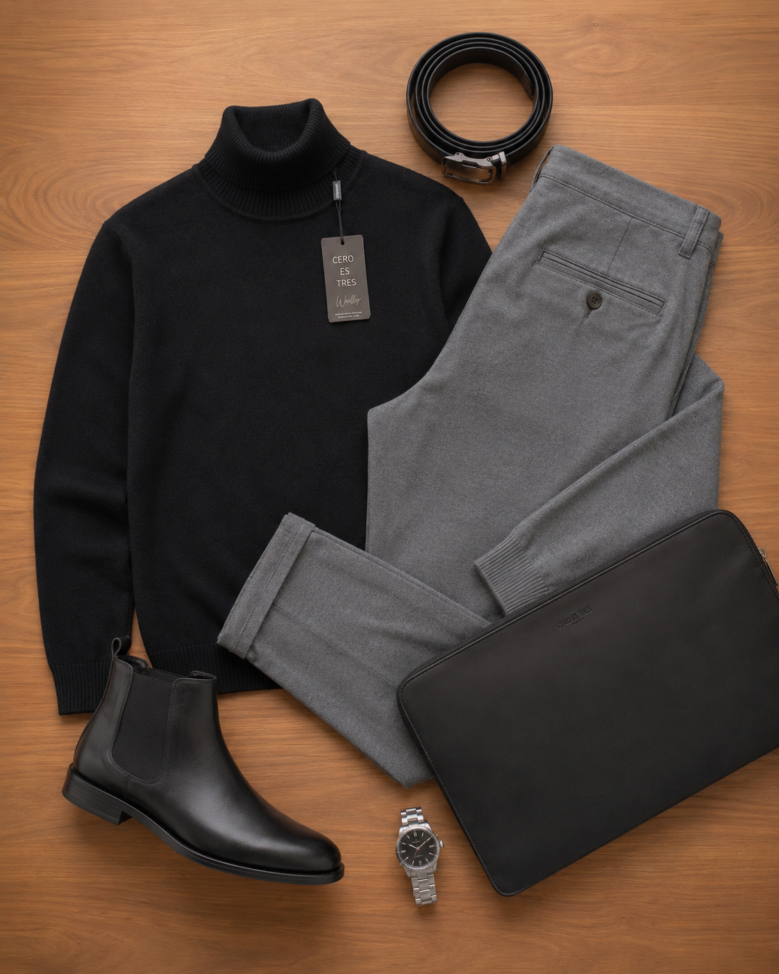 SWEATER BOCK NEGRO