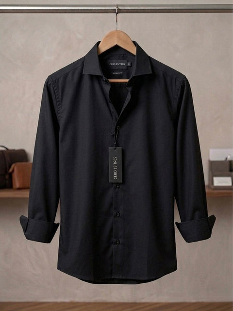 CAMISA SKINNY SUPER PREMIUM NEGRO