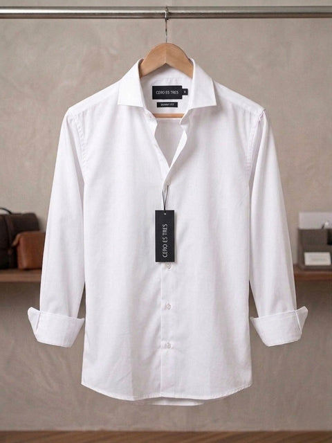 CAMISA SKINNY SUPER PREMIUM BLANCO