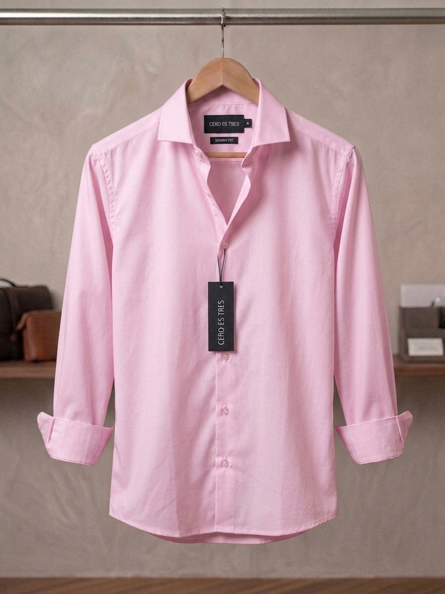 CAMISA SKINNY SUPER PREMIUM ROSA