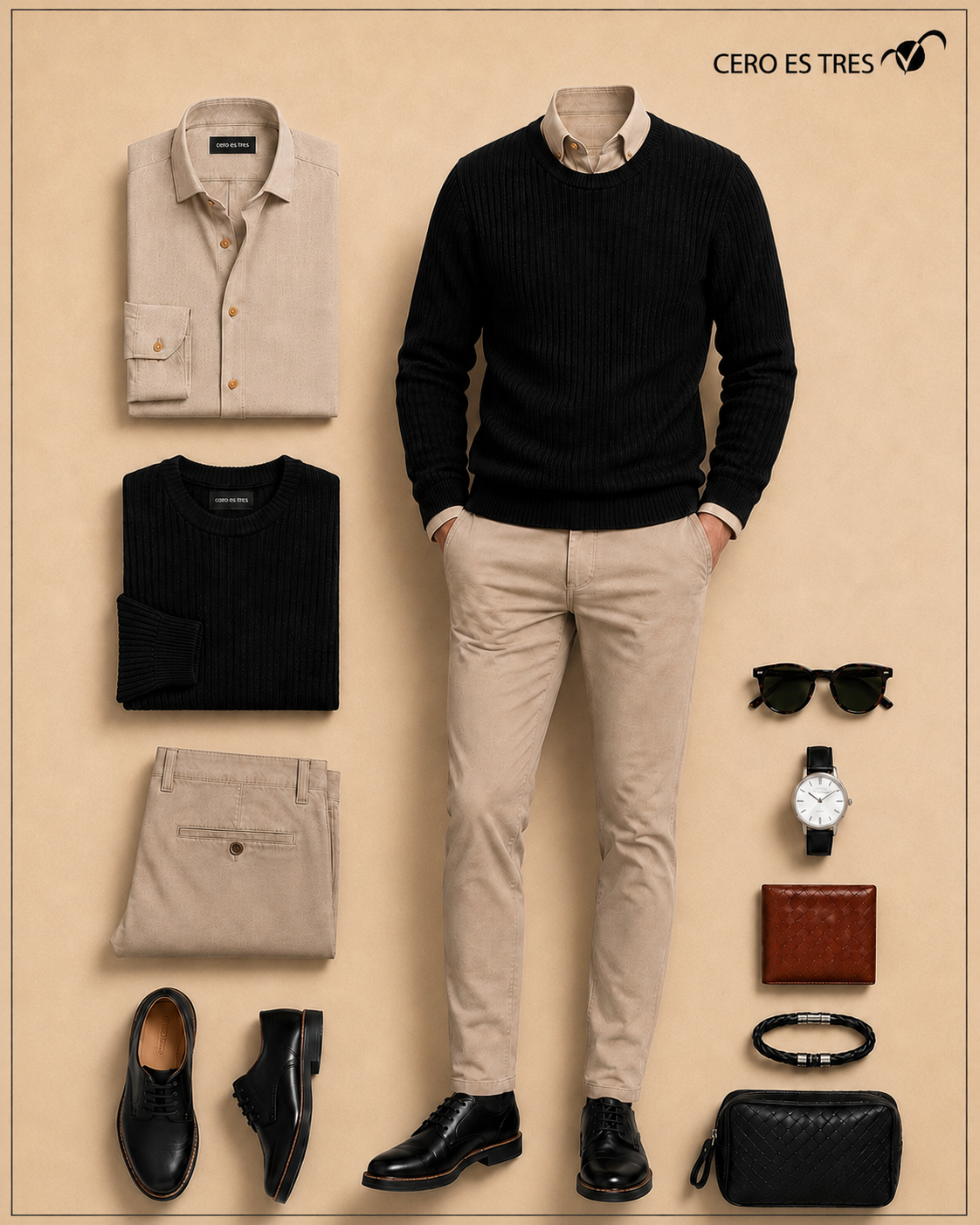 CAMISA CHARDONNAY CAMEL