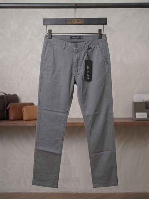 PANTALON BORG CLASSIC GRIS ACERO
