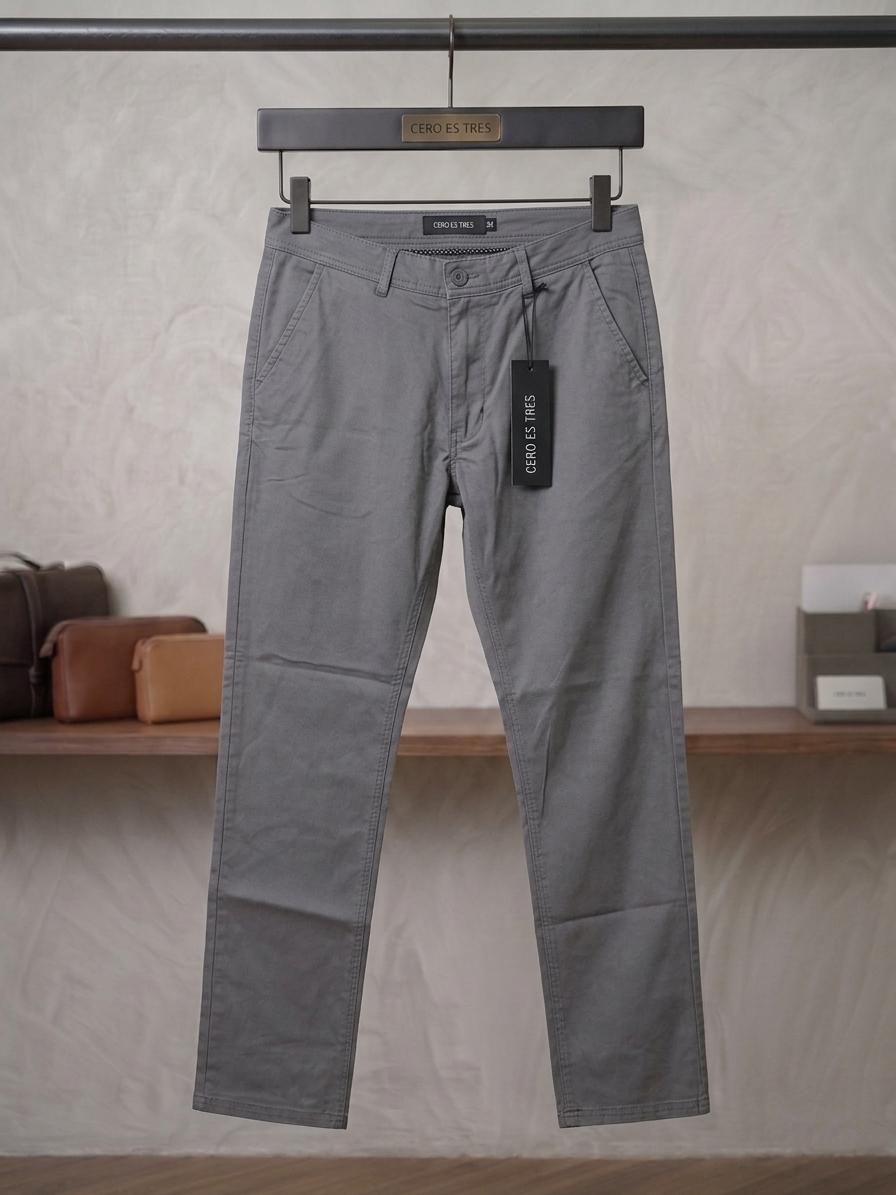 PANTALON BORG CLASSIC GRIS ACERO