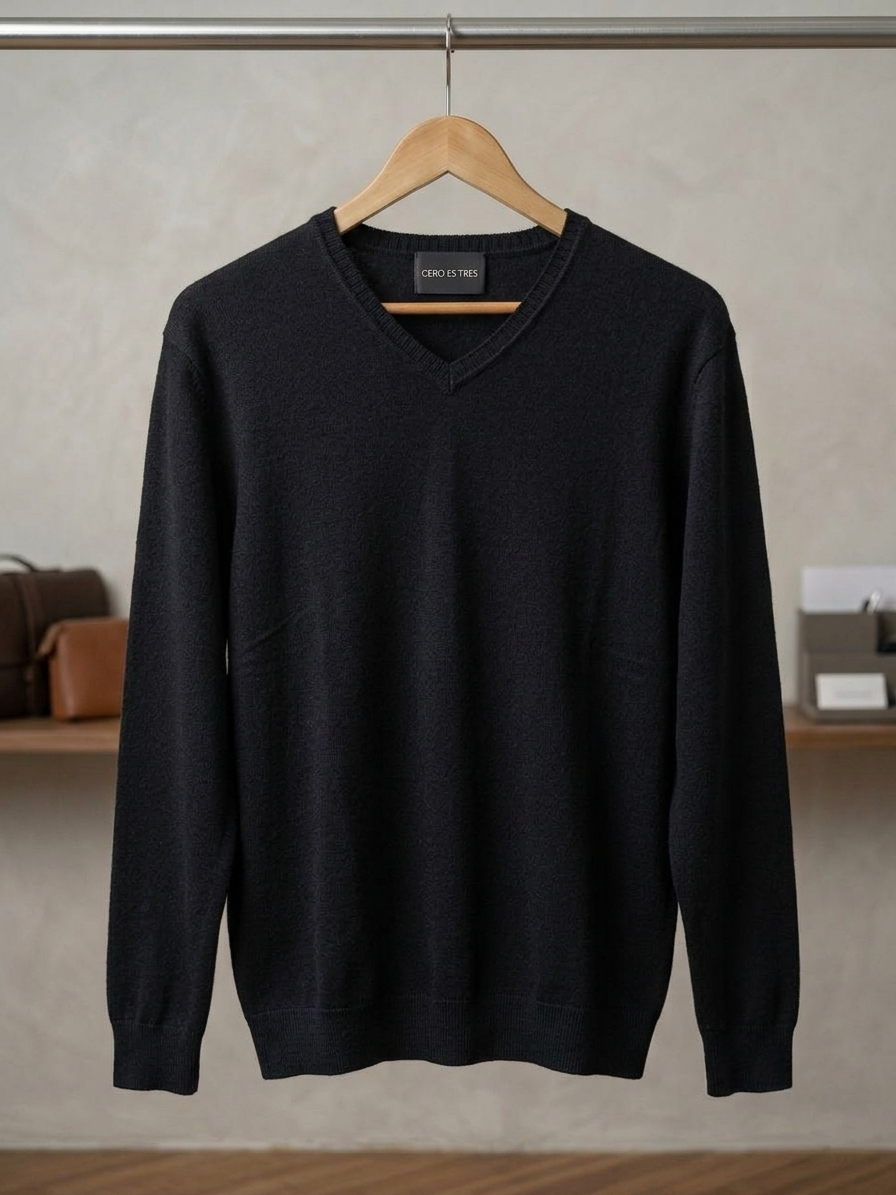 SWEATER PORTER NEGRO
